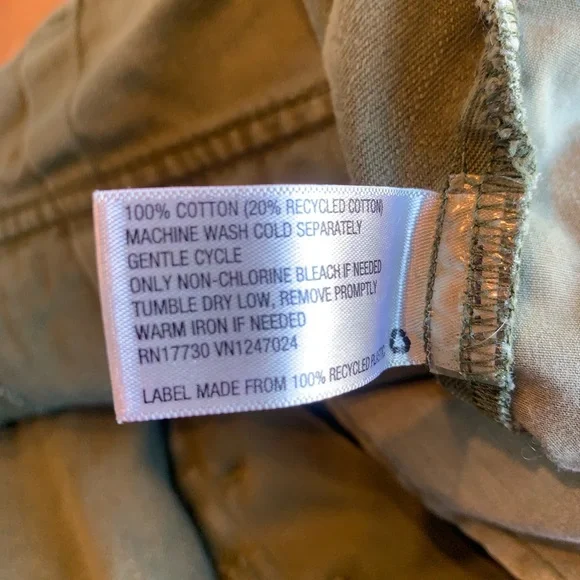 Universal Thread Wide Leg Pants in Olive Green Cargo Pants - Picture 12 of 13